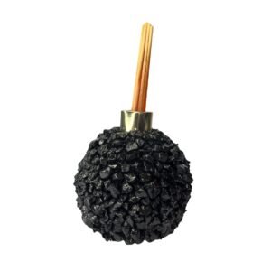 Difusor em Pedra Cristal Matizado de Preto