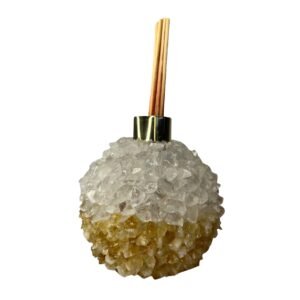 Difusor em Pedra Natural Cristal + Citrino