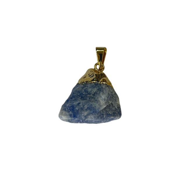 Pingente em pedra Quartzo Azul