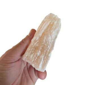 Selenita Laranja Natural – Preço para Cada 100g de Pedra