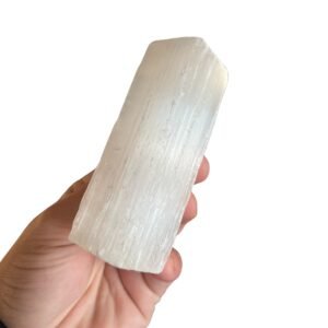 Selenita Branca Natural (barra) – Preço para Cada 100g de Pedra