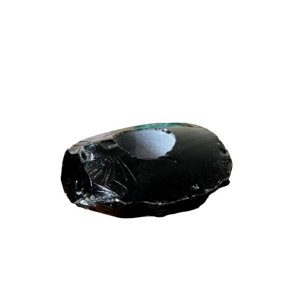 Porta-vela em obsidiana
